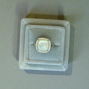 Jupiter Gemstone  Women Ring, 0.47"/12mm Birthstone Rings 7